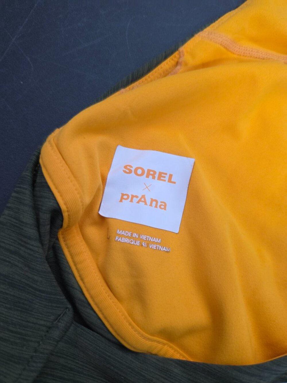 Sorel x prAna Wandering Soul Bralette in Green - Size Large - Picture 5 of 6